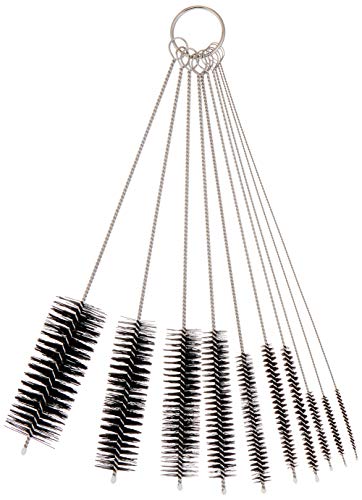 Homewinner 10-Piece Nylon Straw Cleaning Brush Set - 8 Inch