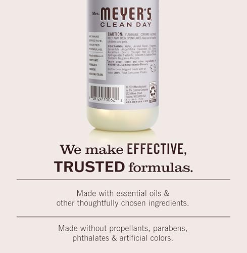Mrs. Meyer's Clean Day Room Spray, Lavender Scent, 8 Fl Oz Non-Aerosol