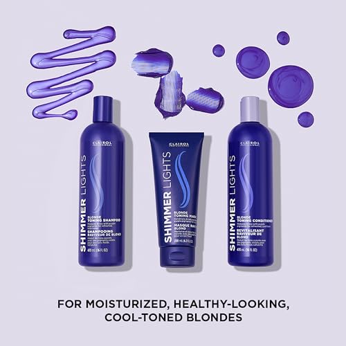 Clairol Professional Shimmer Lights Purple Shampoo for Blonde and Gray Hair