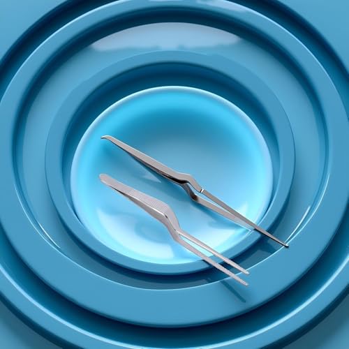 Stainless Steel Earwax Removal Tweezers and Spiral Ear Pick Tool