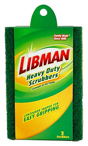 Libman Commercial Heavy Duty Scrub Sponge with Grip Handle