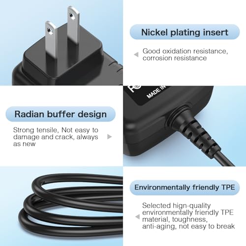 Replacement AC Power Adapter Charger for Shark VACMOP VM200 VC200 Series