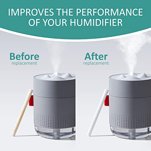 Humidifier Filter Replacement Sticks - 10 Pack Cotton Sponges