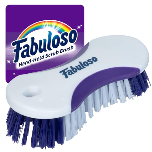 Fabuloso 6-Inch Compact Hand Scrub Brush for Multi-Surface Cleaning