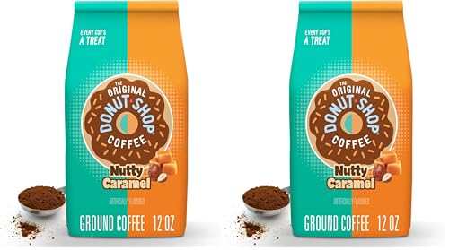 Nutty Caramel Ground Coffee, Medium Roast, 12 oz (Pack of 2)