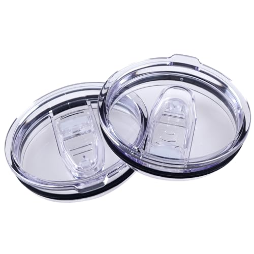 2 Replacement Lids for 20oz Stainless Steel Tumbler Lids-Replaces Only Covers With a Top Diameter of 3.4 inches£¨Bottom Diameter of 3.23 inches£©