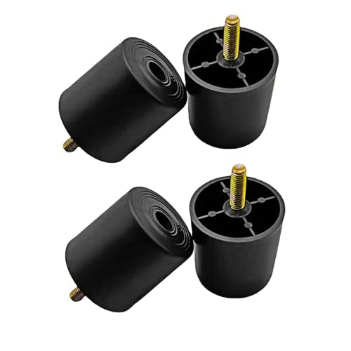 4-Pack Black Sofa Legs Replacement for Couch & Furniture