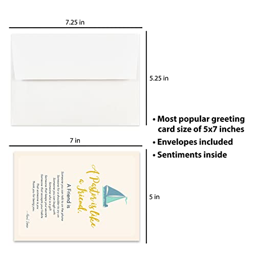Christian Ministry Appreciation Card 5x7 Inches for Pastors & Staff
