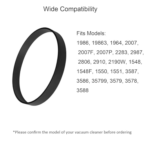 JIEPRO Vacuum Belts for Bissell ProHeat 2X Pet Carpet Cleaners 2 Pack