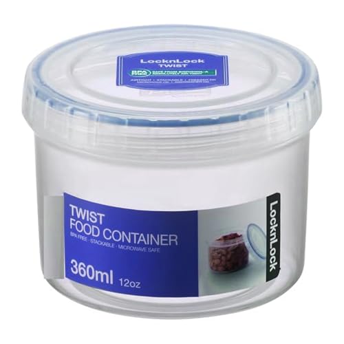 LocknLock Easy Essentials 12 oz Twist Food Storage Container - Airtight, BPA-Free
