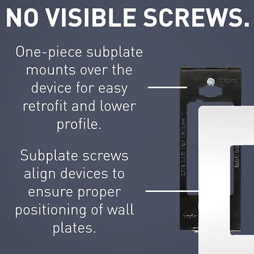 Legrand Radiant 3-Gang Screwless Wall Plate - White, RWP263WCC6