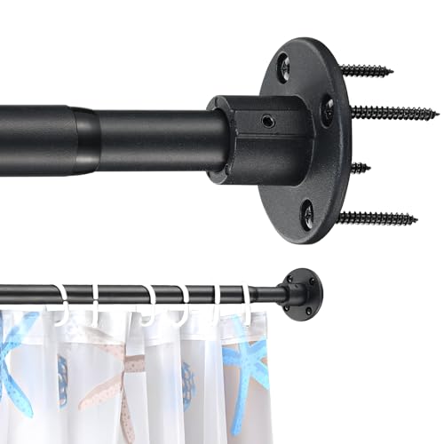 Adjustable Heavy Duty Shower Curtain Rod - Rust Proof Stainless Steel - 15-25 Inch