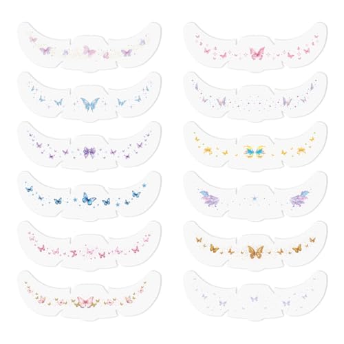 Butterfly Temporary Tattoos - 24 Sheets Waterproof Matte Body Art