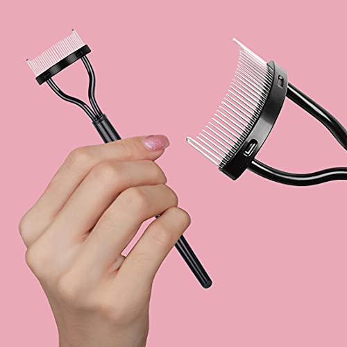GAOSENLONK 2-Piece Metal Teeth Eyelash Separator and Comb Set