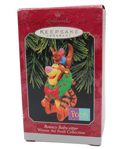 Hallmark Winnie the Pooh Bouncy Babysitter Ornament - 1998 Collectible