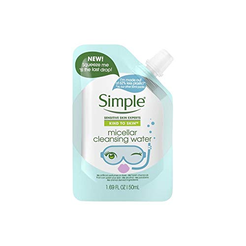 Simple Micellar Cleansing Water Travel Size Squeeze Pouch