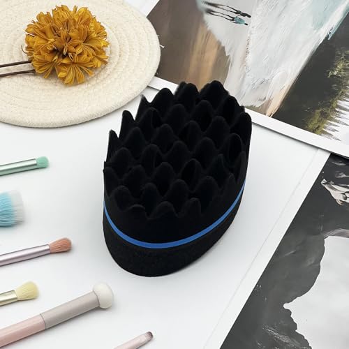 Hair Twist Curl Sponge Brush Dual-Sided Afro Coil & Dread Styling Tool
