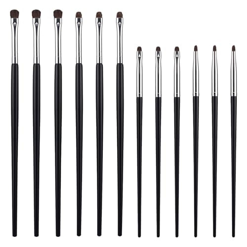 4-Piece Mini Eye Makeup Brush Set for Eyeshadow Eyeliner and Concealer