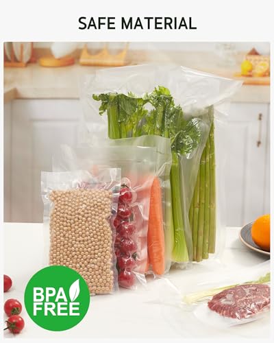 Syntus 50 Pcs Vacuum Sealer Bags Quart Size 8x12 BPA Free Food Storage