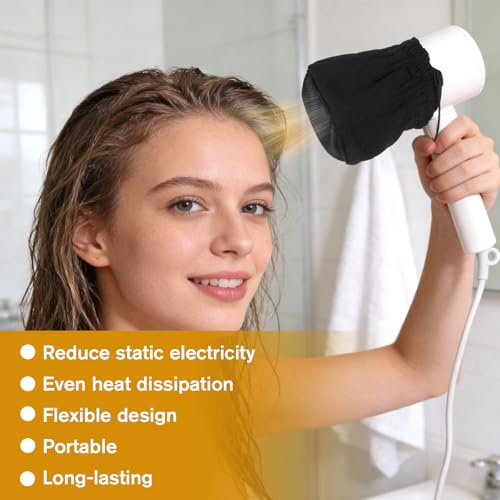 Exircy Portable Travel Hair Diffuser Sock - Foldable Universal Attachment for Curly Hair