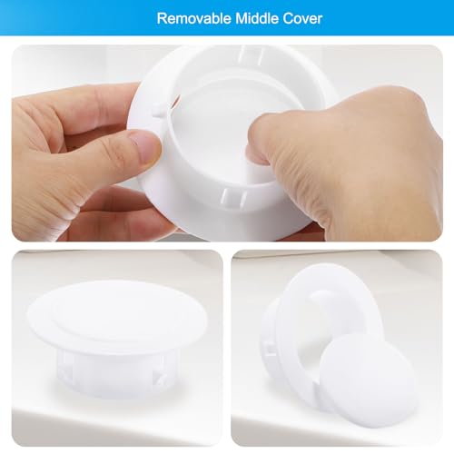 PATIKIL Air Conditioning Wall Hole Cover – 2Pcs Plug for 1.6"-1.9" Holes
