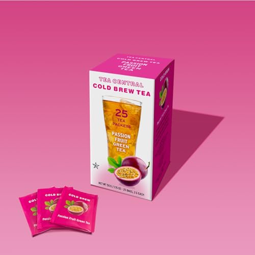 Passion Fruit Green Iced Tea Bags - Refreshing Cold Brew with Ceylon