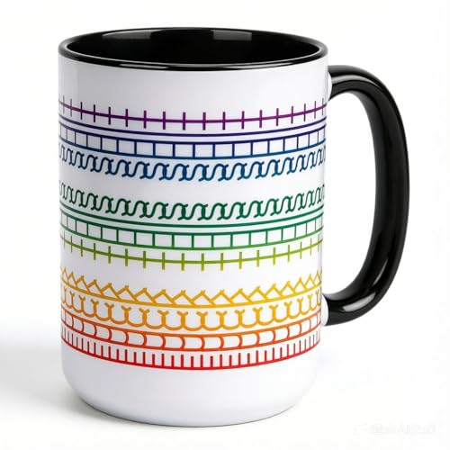 15oz Black Funny Coffee Mug with Hidden Message - YKSINX