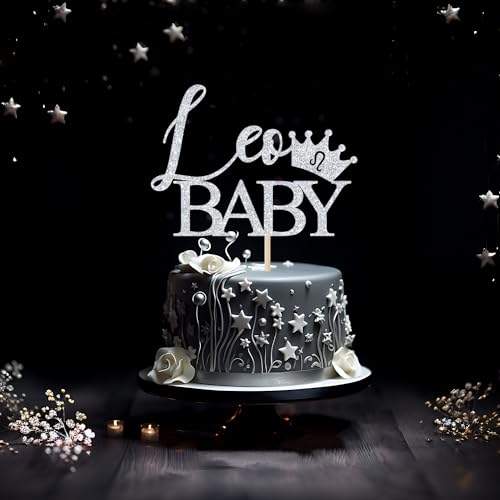 Leo Zodiac Cake Topper for Baby Shower & Birthday Parties