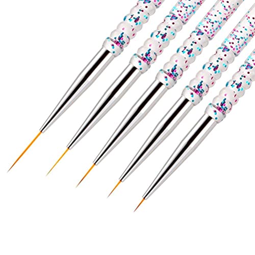 FULINJOY 10-Piece Nail Art Kit with Dotting Tools and Liner Brushes