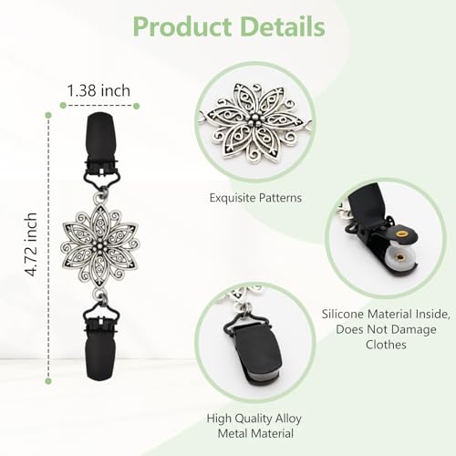 ROPAKED 3-Piece Dress Waist Tightener Clips for Sweaters