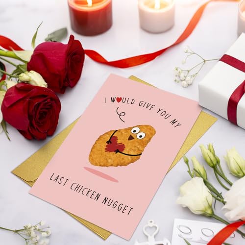 Funny Food Valentine's Day Card - Cute Anniversary Gift