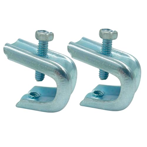 Stainless Steel Fireplace Damper Stopper Clamp for Gas Logs - Pack of 2