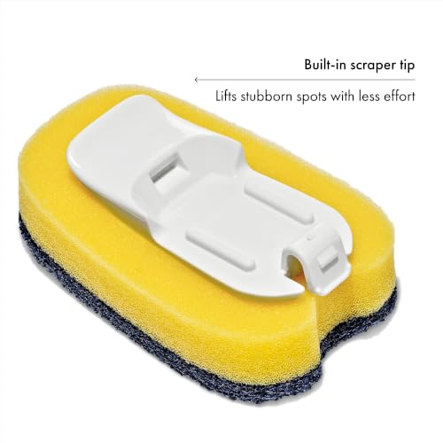 OXO Good Grips Dish Scrub Refills – 4-Pack Replacement Scrub Heads