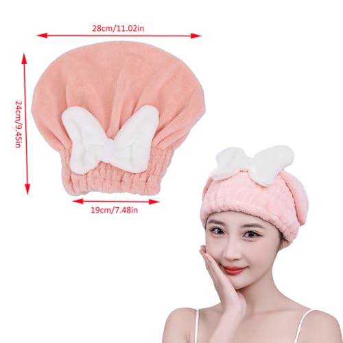 DeaHea Microfiber Hair Towel Wrap - 2 Pack Super Absorbent Quick Dry Turban