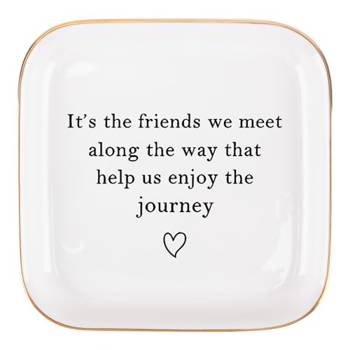 Best Friend Jewelry Tray - Friendship Gifts for Women (Friend Gifts - B)