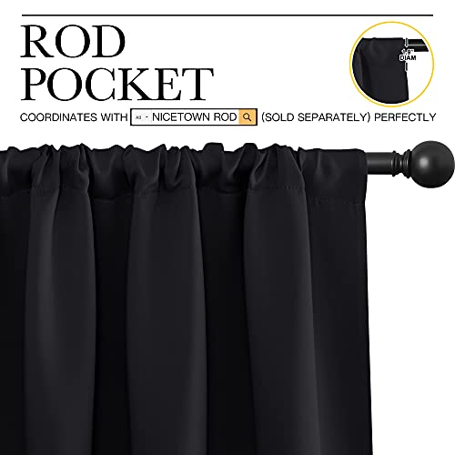 NICETOWN Blackout Curtains - 70x95 Inch Thermal Insulated Drapes, 2 Panels