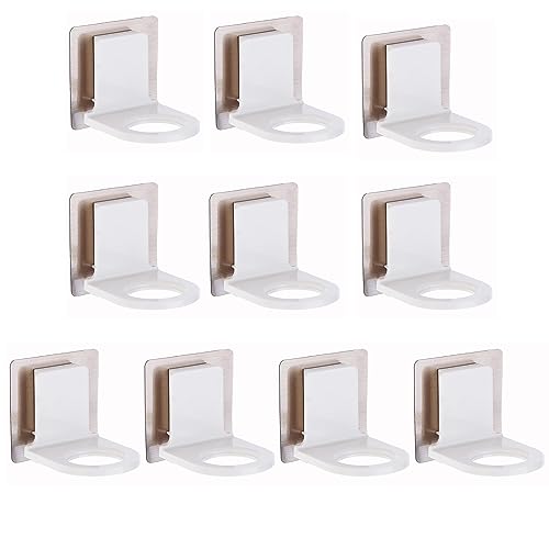10 Pcs Wall-Mounted Soap Dispenser Holder for Bathroom & Kitchen