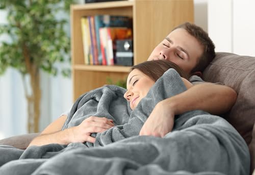 Utopia Bedding Twin Fleece Blanket - Soft Ash Grey, 60x80 Inch
