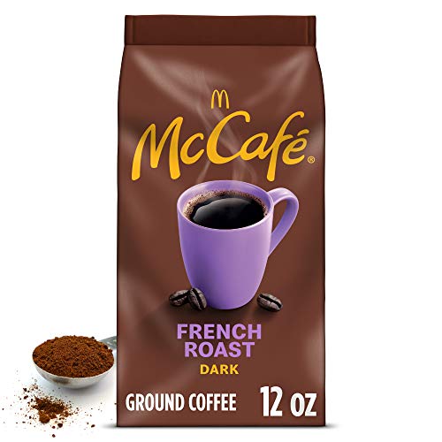 McCafe French Roast Ground Coffee 12 oz Bag - Dark Roast Arabica Beans, Kosher
