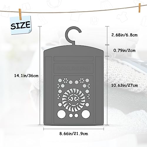 BoxLegend Shirt Folding Board - Small Gray Laundry Folder with Hanging Hook