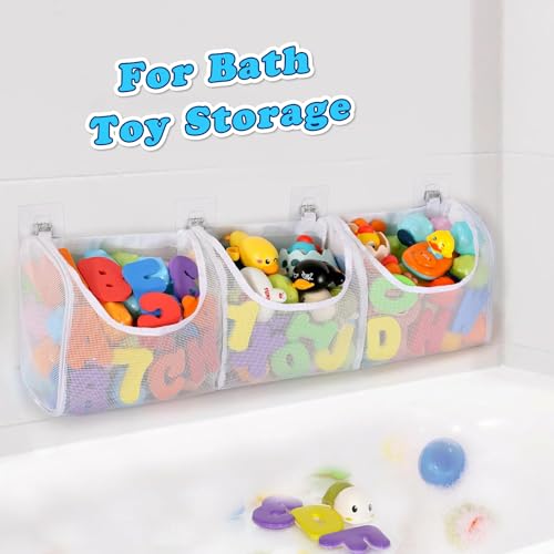 Transparent Shower Caddy Adhesive Replacement Hooks - 6 Pack