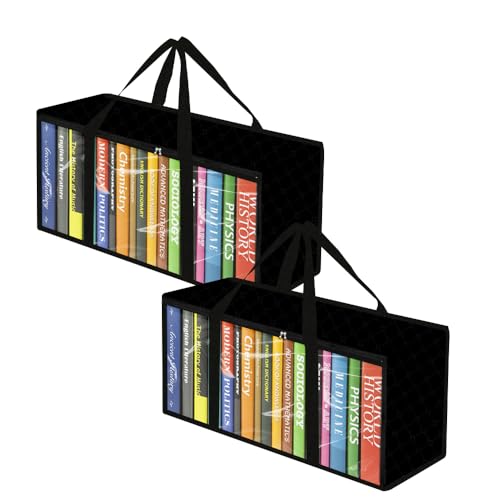 2-Pack Clear PVC DVD Storage Bags with Handles - Dustproof Organizer for 70+ Discs