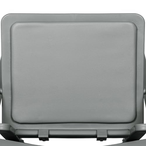 Flash Furniture Hercules Set of 2 Kids Gray Resin Folding Chairs with Gray Vinyl Padded Seats