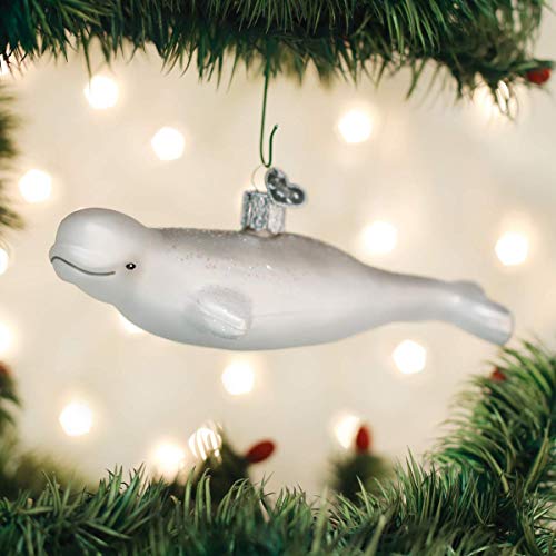 Beluga Whale Christmas Ornament - Old World Holiday Tree Decoration