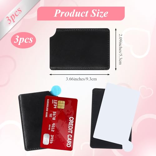 ElevateTech Pocket Mirror 3 Pcs Unbreakable Stainless Steel Credit Card Compact