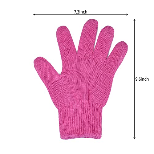 FOHOLA Heat Resistant Gloves for Hair Styling and Curling Wands