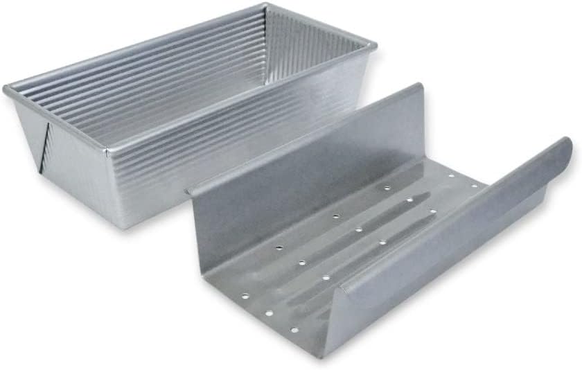 USA Pan Bakeware | Aluminized Steel Meat Loaf Pan with Insert - Durable & Non-Stick Design