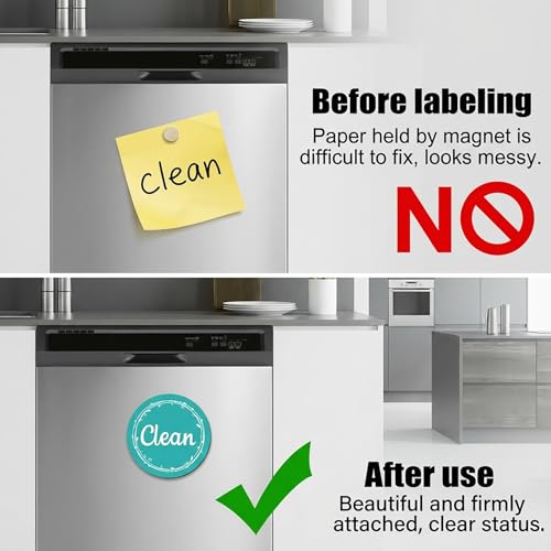 Sukh Magnetic Clean Dirty Dishwasher Indicator Sign