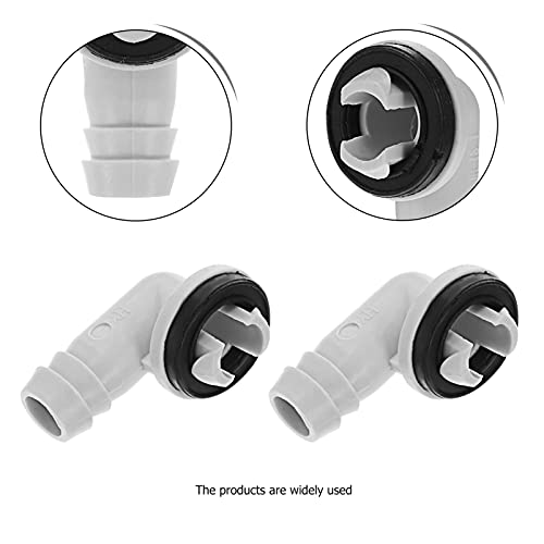 OSALADI Air Conditioner Drain Hose Connector - 5PCS Elbow Fittings for Mini & Window AC Units