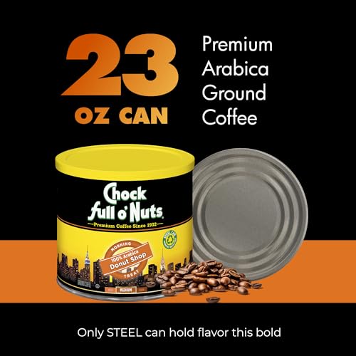 Chock Full o' Nuts Donut Shop Ground Coffee 23 oz Can - Medium Roast, Pack of 1